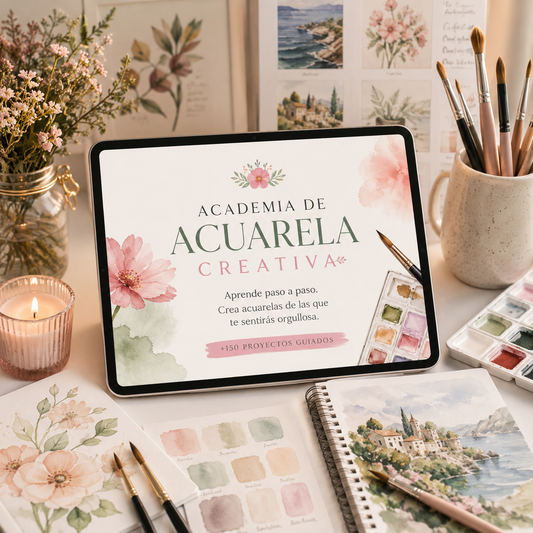 Pack Academia de Acuarela Creativa